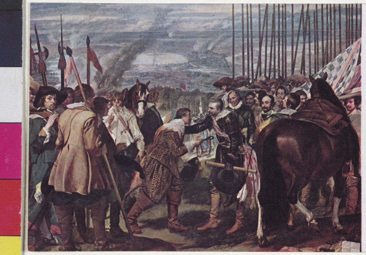 La resa di Breda 1625 Diego Velazquez da Diego Rodriguez de Silva y Velazquez