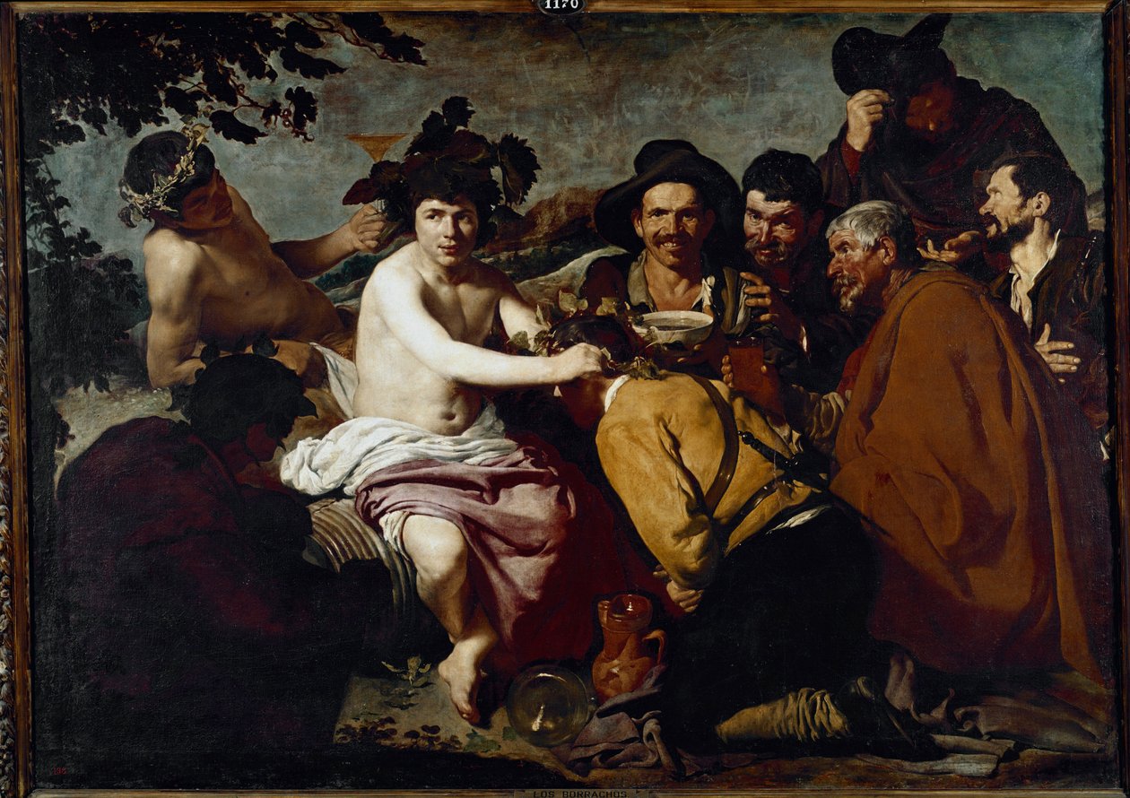 Il trionfo di Bacco o gli ubriachi da Diego Velázquez