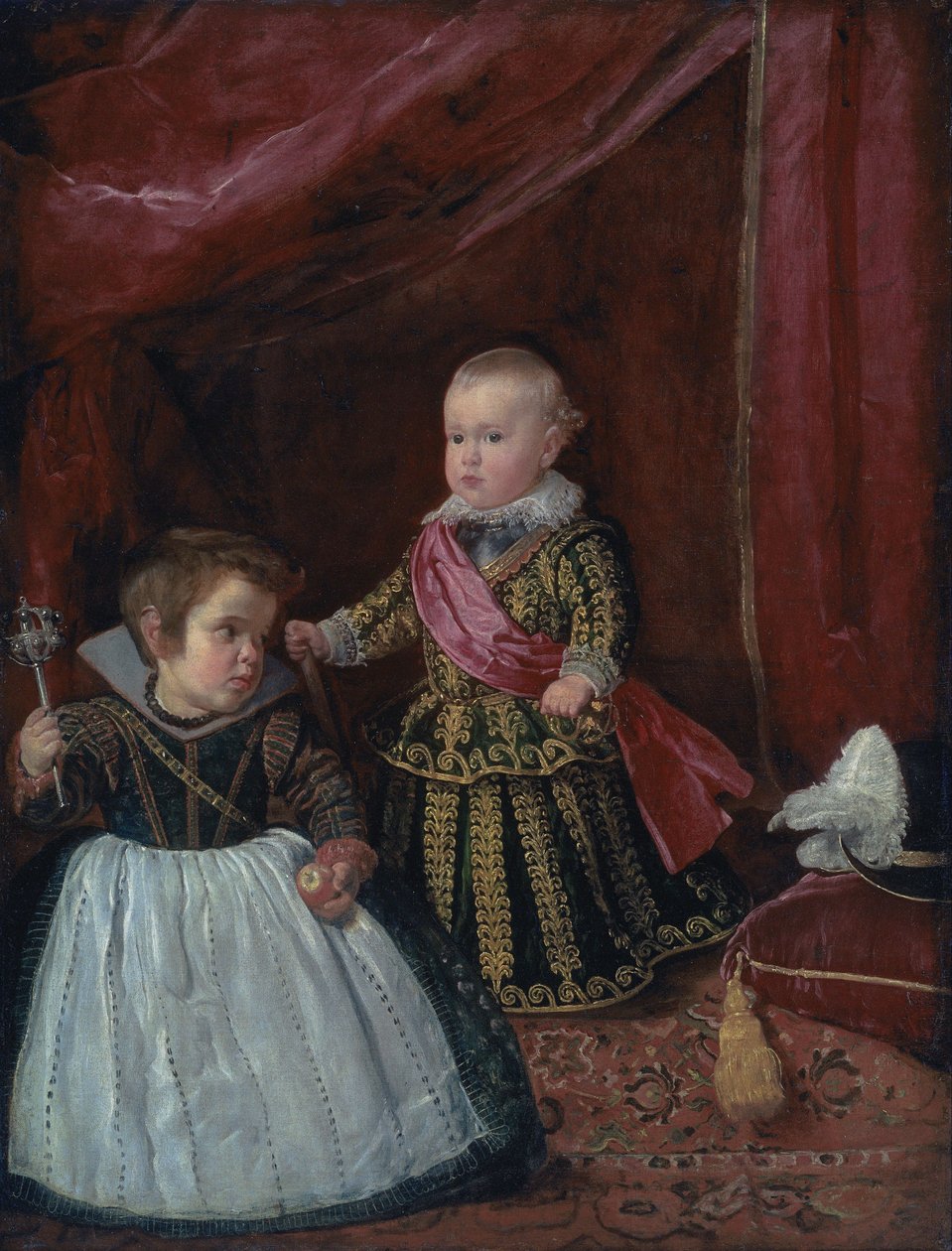 Don Baltasar Carlos con un nano da Diego Velázquez