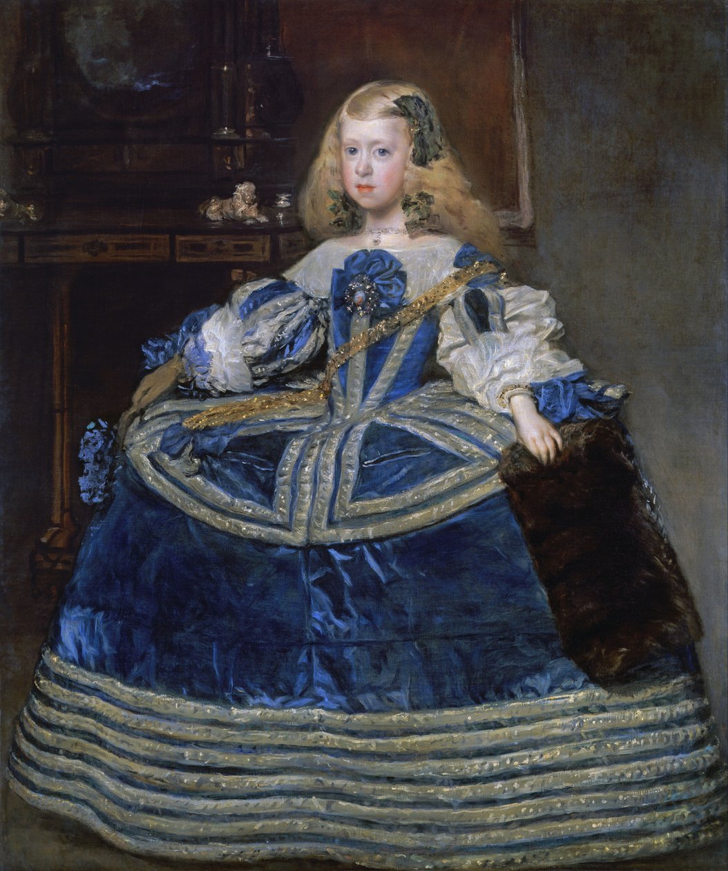 Infanta Margarita Teresa in a Blue Dress da Diego Velázquez