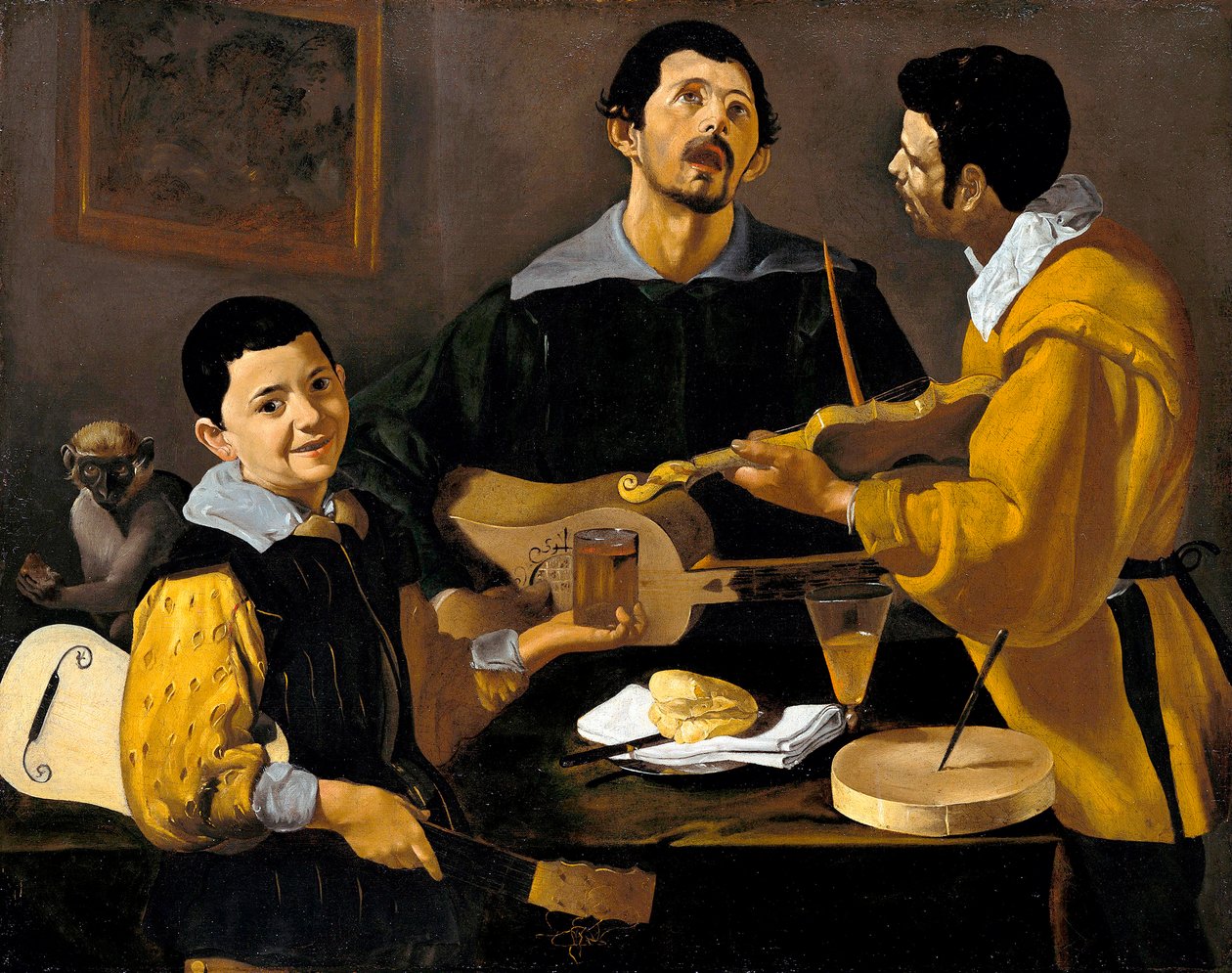 I tre musicisti, ca 1616 da Diego Velázquez