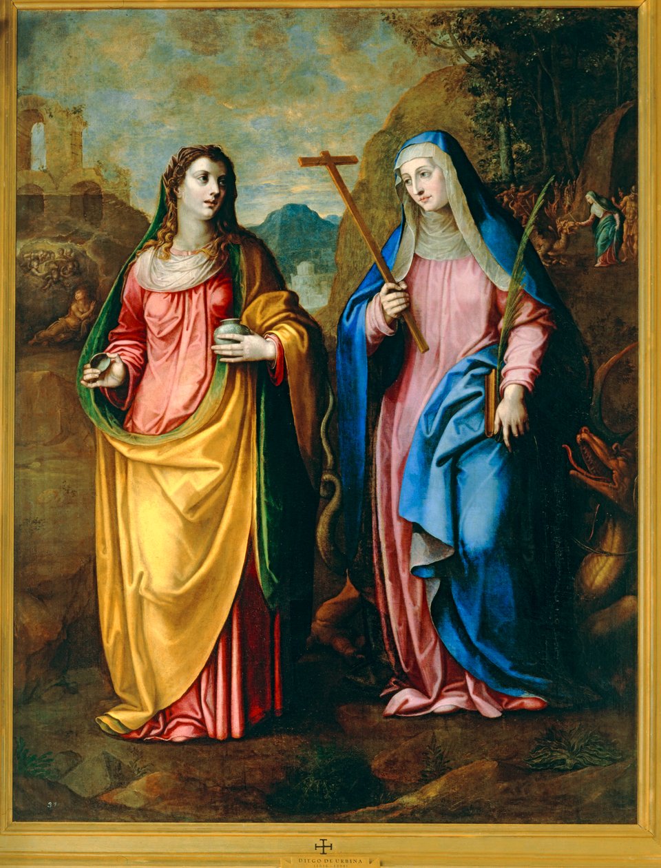 Le sante Maddalena e Marta da Diego de Urbina