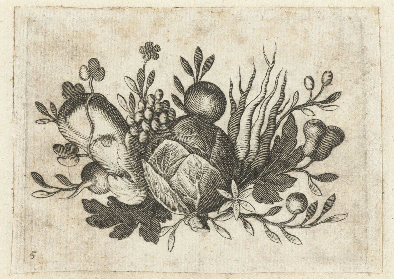 Festone di frutti da Dietrich Krüger (attributed to)