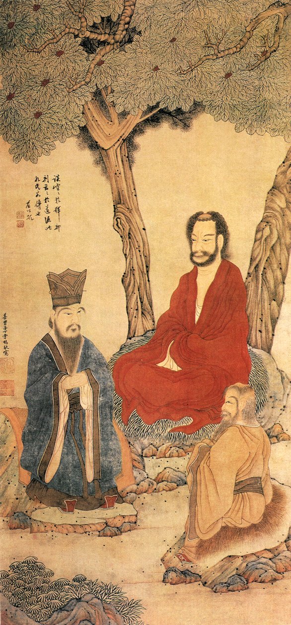 Confucio e Lao Tseu, Dinastia Ming da Ding Yunpeng