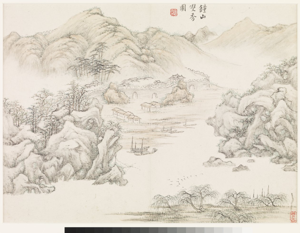 Paesaggi secondo i maestri del passato da Ding Huang