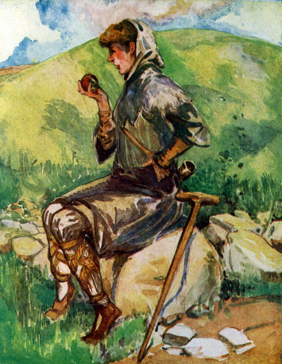 Costume contadino del XII e XIII secolo da Dion Clayton Calthrop