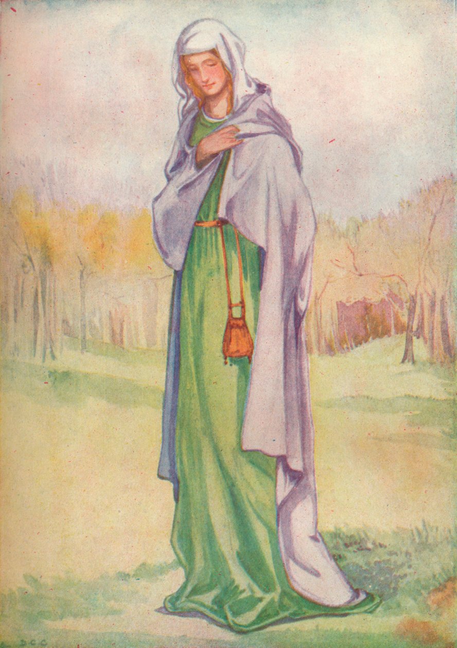 Una Donna del Tempo di Enrico III, 1907 da Dion Clayton Calthrop