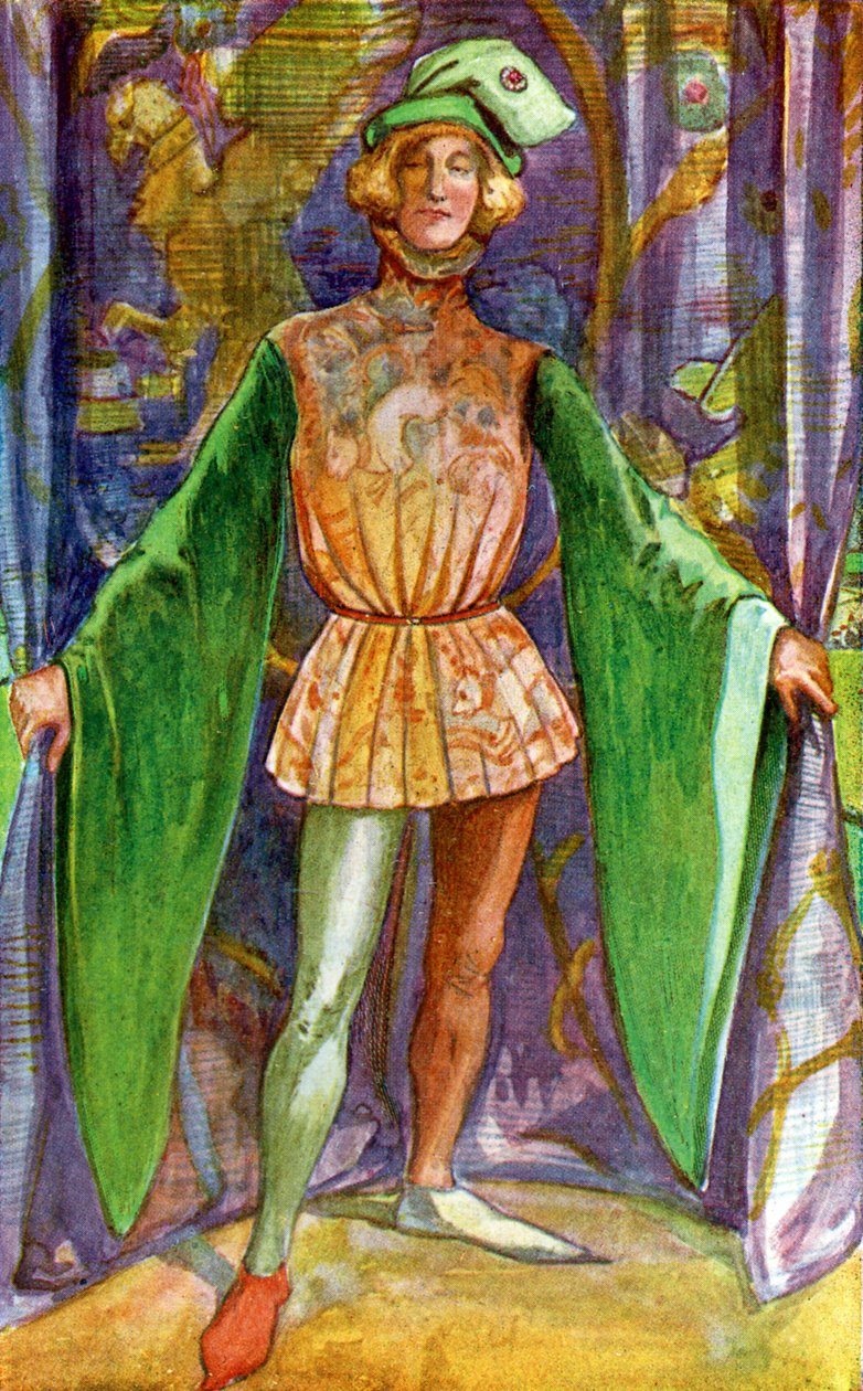 Costume maschile nel regno di Enrico V (1413-1422) da Dion Clayton Calthrop