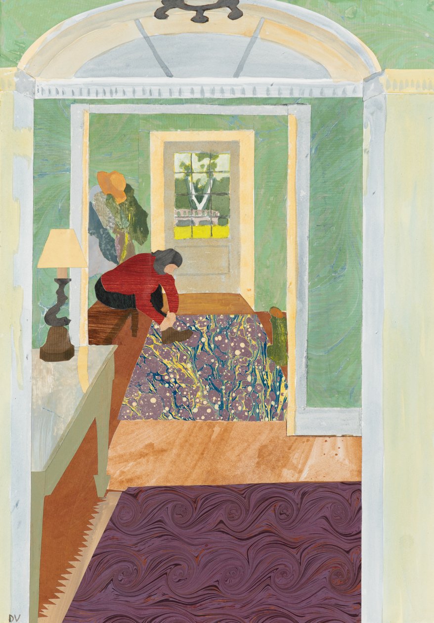 Stivali in spalla (collage) da Dione Verulam