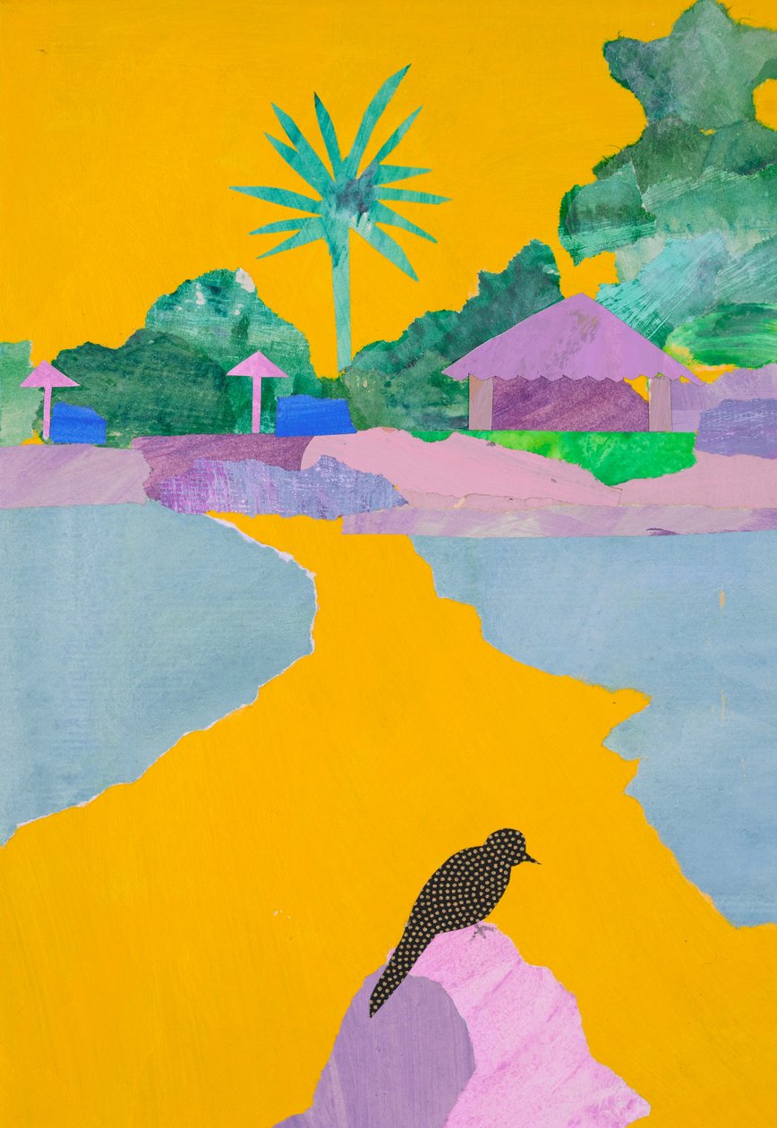 Spiaggia brasiliana (collage) da Dione Verulam