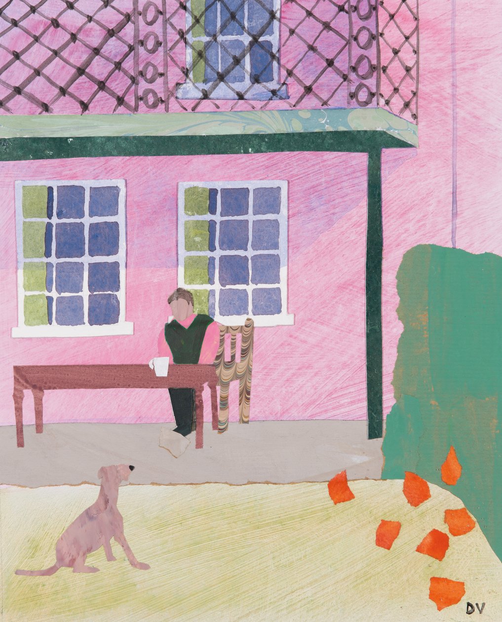 Pausa caffè (collage) da Dione Verulam