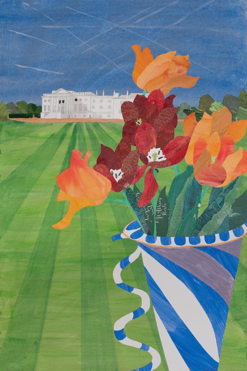 Casa, Gorhambury (collage) da Dione Verulam