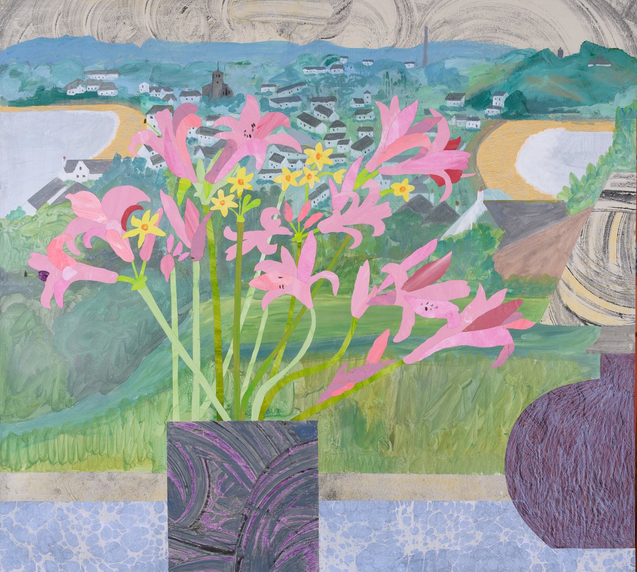 Lillies in Scillies (collage) da Dione Verulam