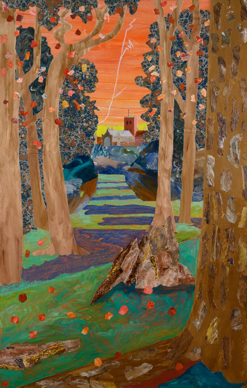 St Albans, 2025 (collage) da Dione Verulam
