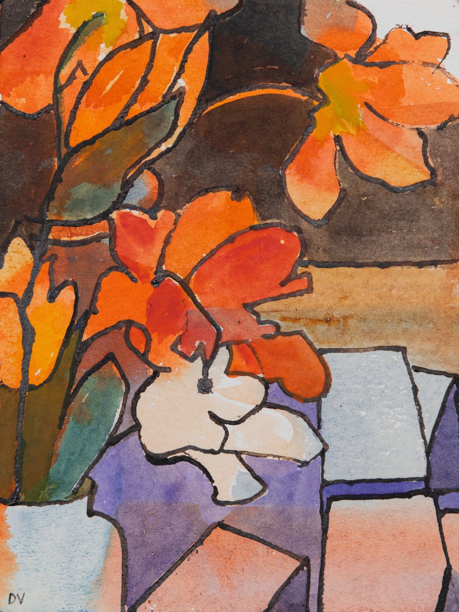 Tulipani (acquerello e inchiostro) da Dione Verulam