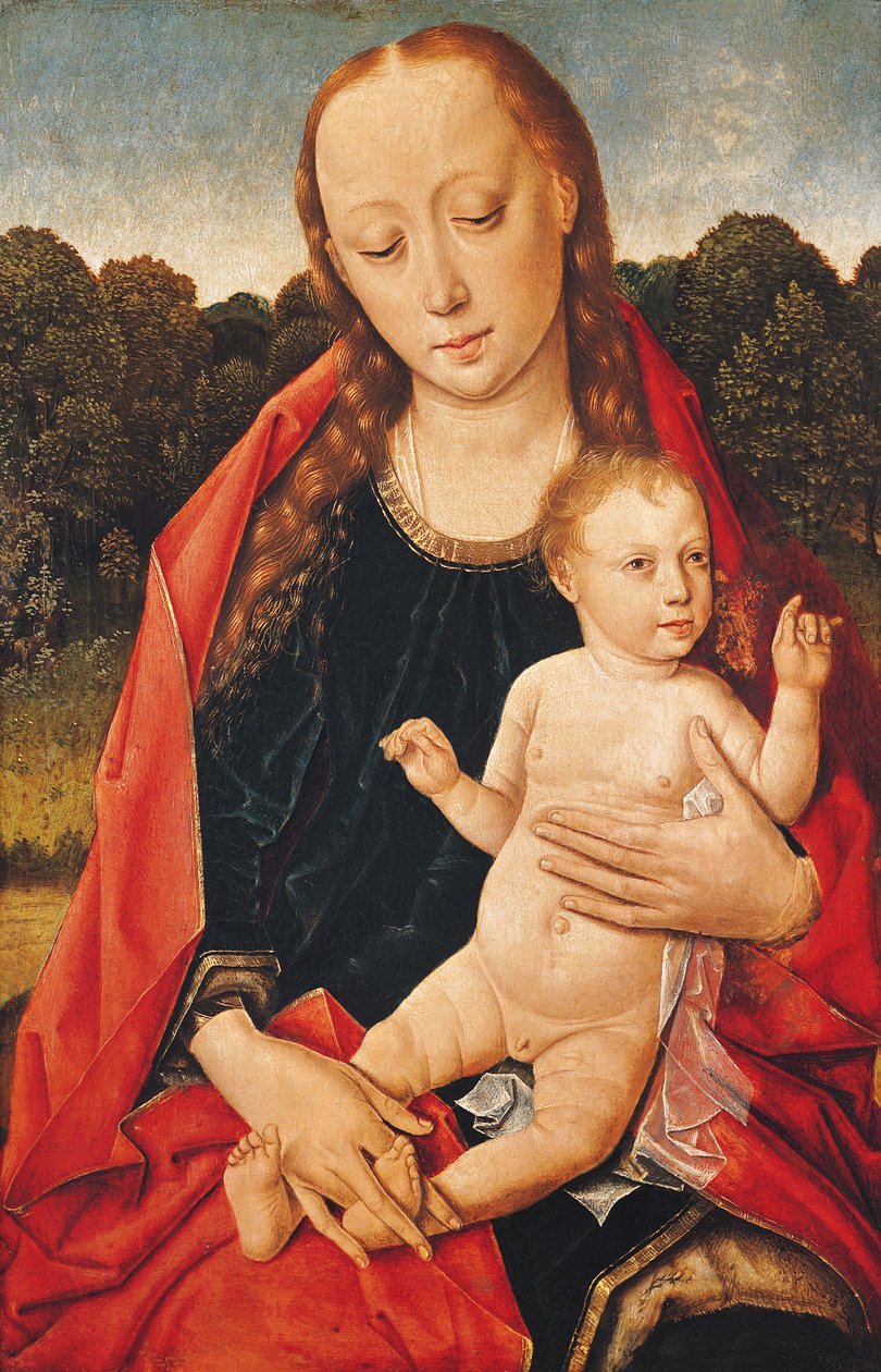 Vergine con Bambino da Dirck Bouts