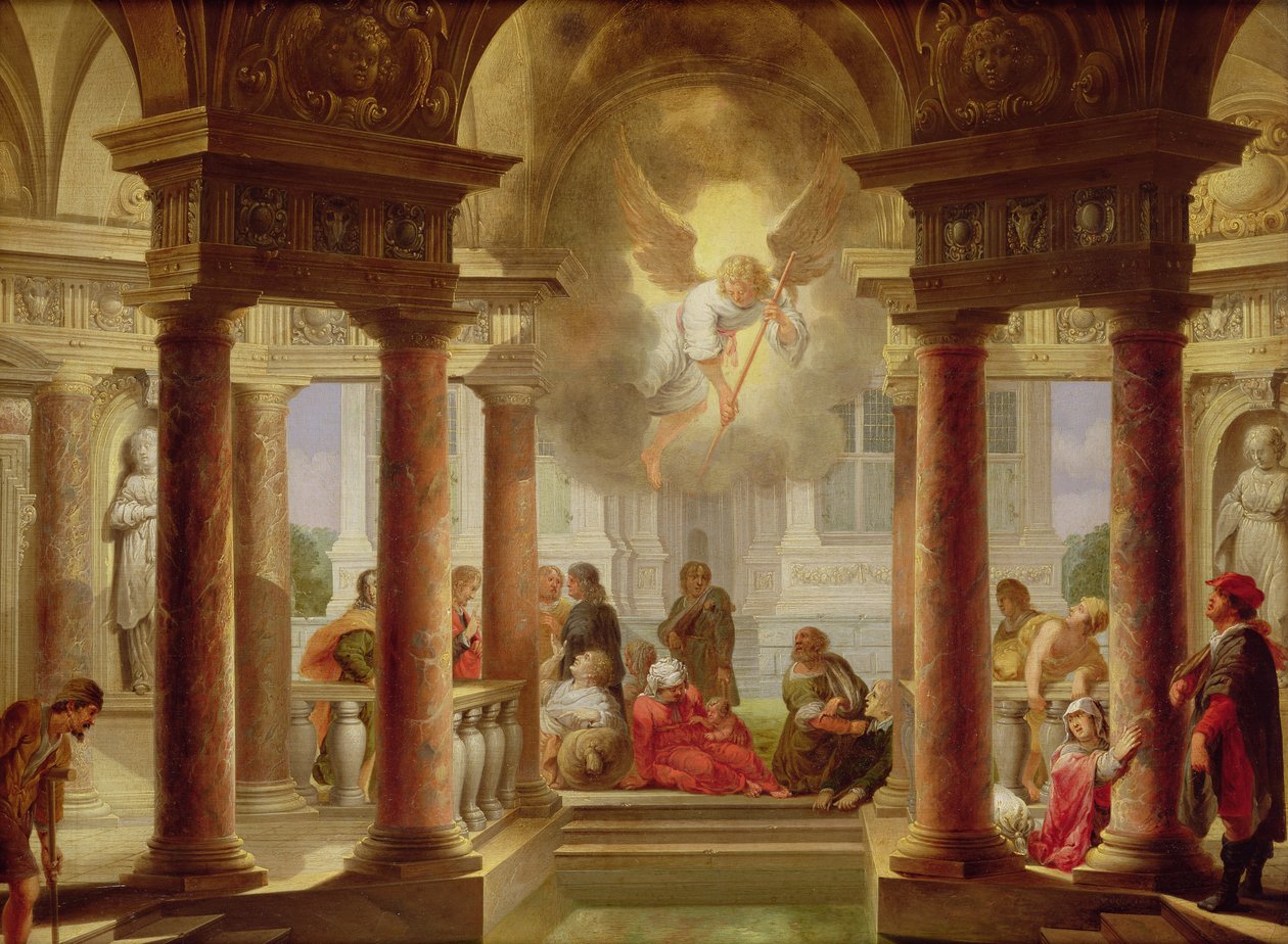 La piscina di Betesda, 1645 da Dirck van Delen
