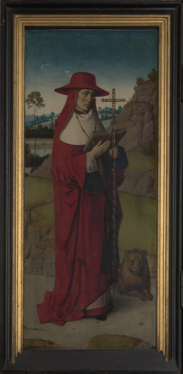 San Girolamo, pannello destro del Trittico di Sant