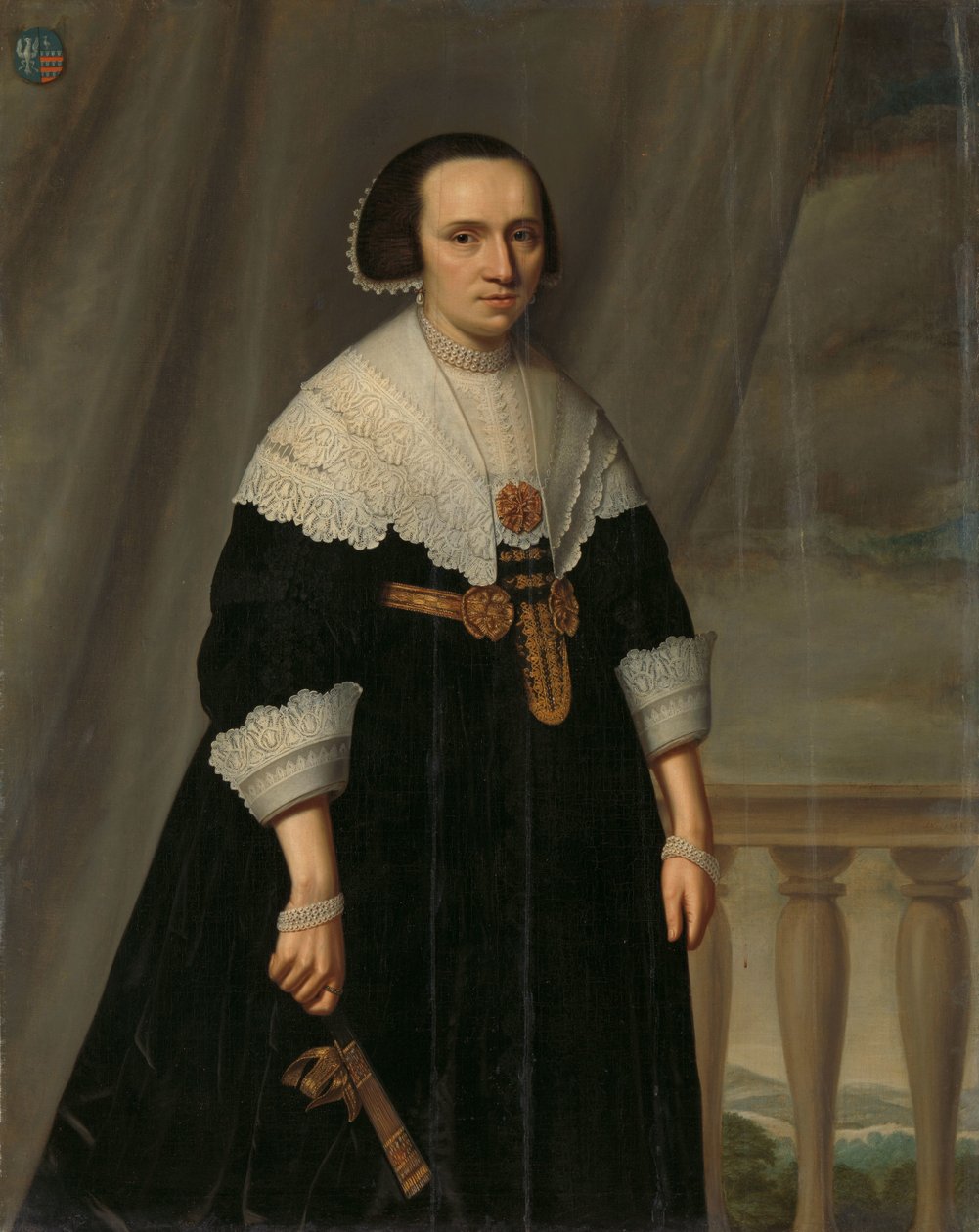 Ritratto di Machteld Bas da Dirck Dircksz. van Santvoort (manner of)