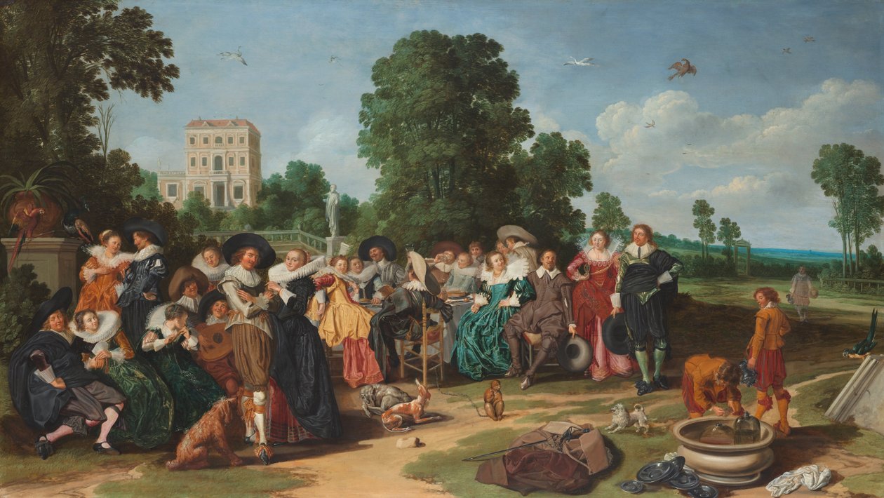 La Fête champêtre da Dirck Hals