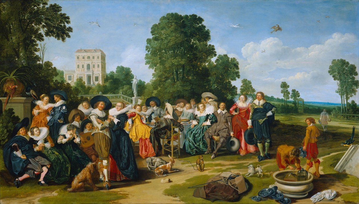 La Fête champêtre da Dirck Hals