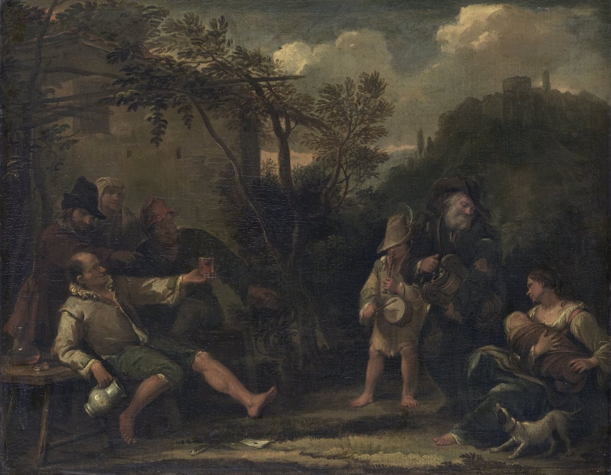 Compagnia allegra da Dirck Helmbreeker