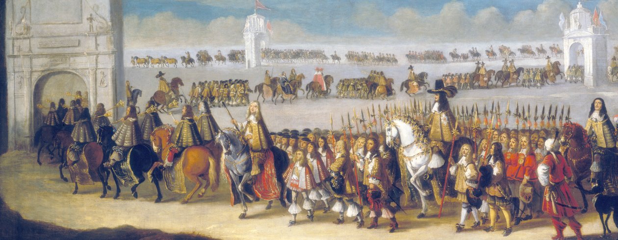 La Cavalcata di Carlo II attraverso la Città di Londra, 22 aprile 1661 da Dirck Stoop