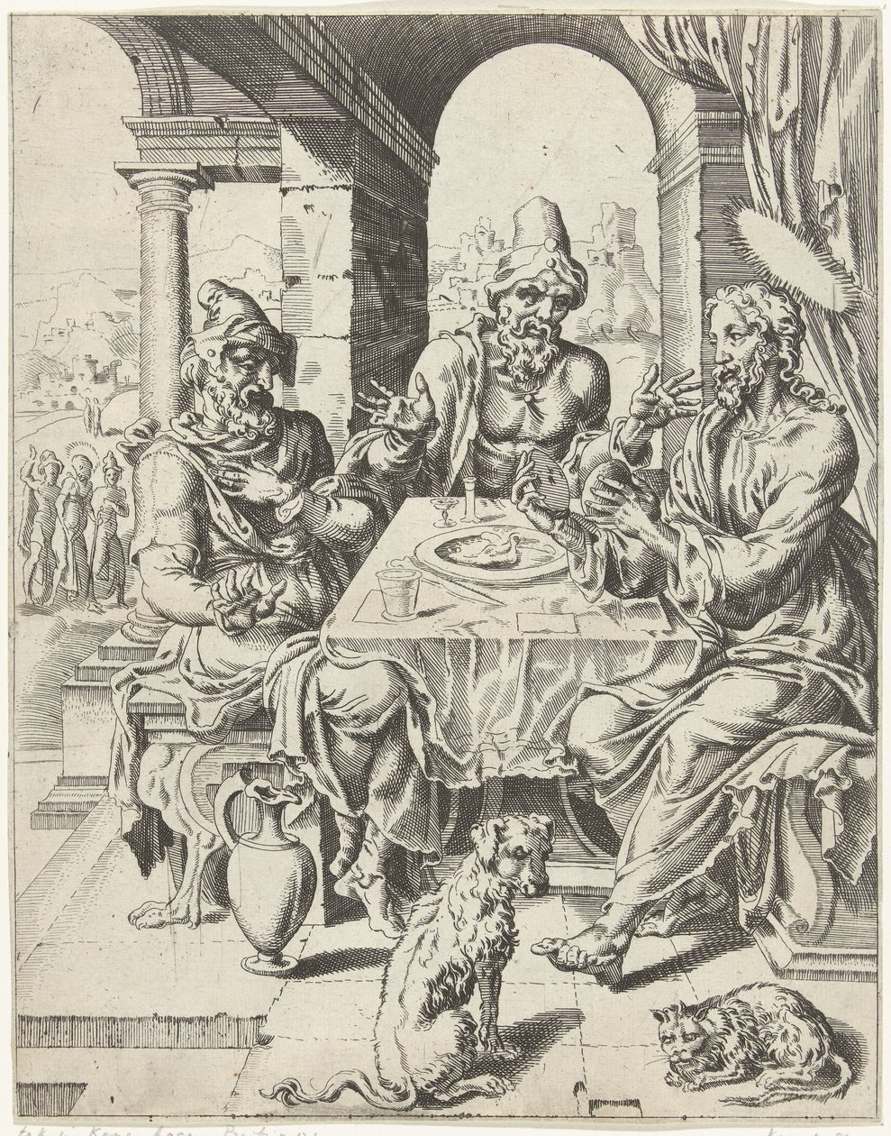 Cena in Emmaus (serie: La caduta e la redenzione dell