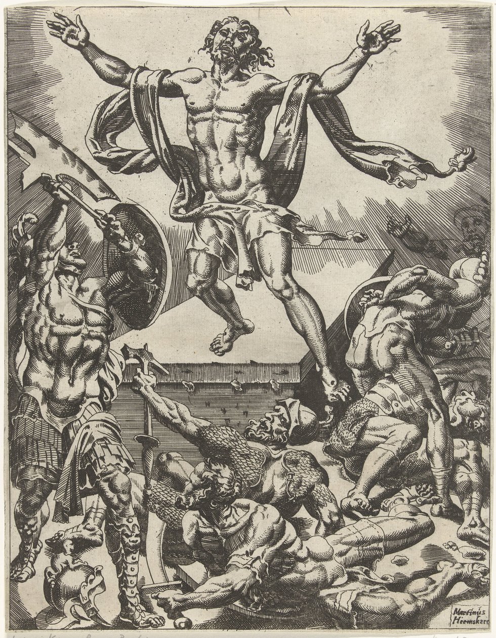 Resurrezione di Cristo da Dirck Volckertsz. Coornhert (attributed to)