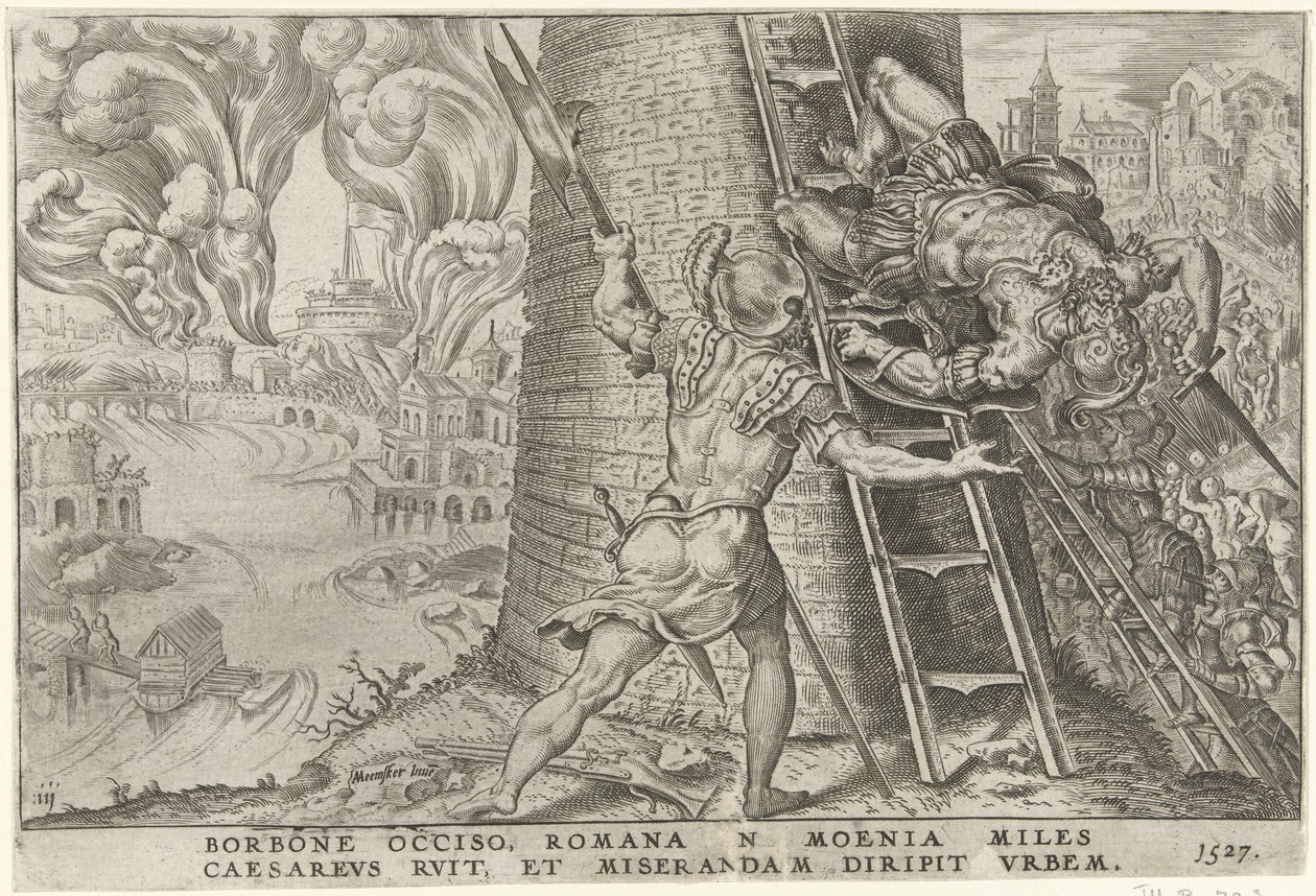 Assalto di Roma, 1527 da Dirck Volckertsz. Coornhert