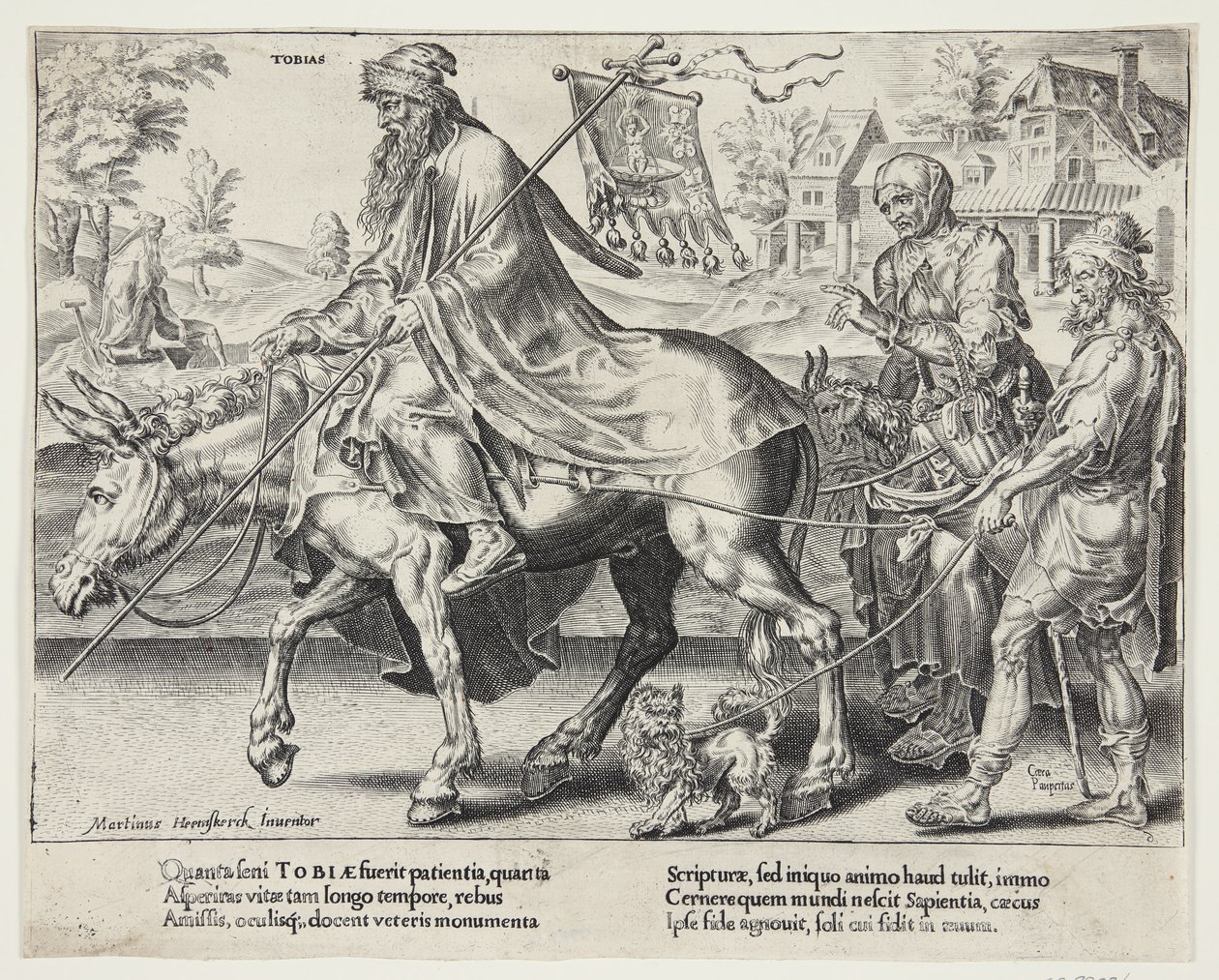 Il trionfo di Tobia da Dirck Volckertsz. Coornhert