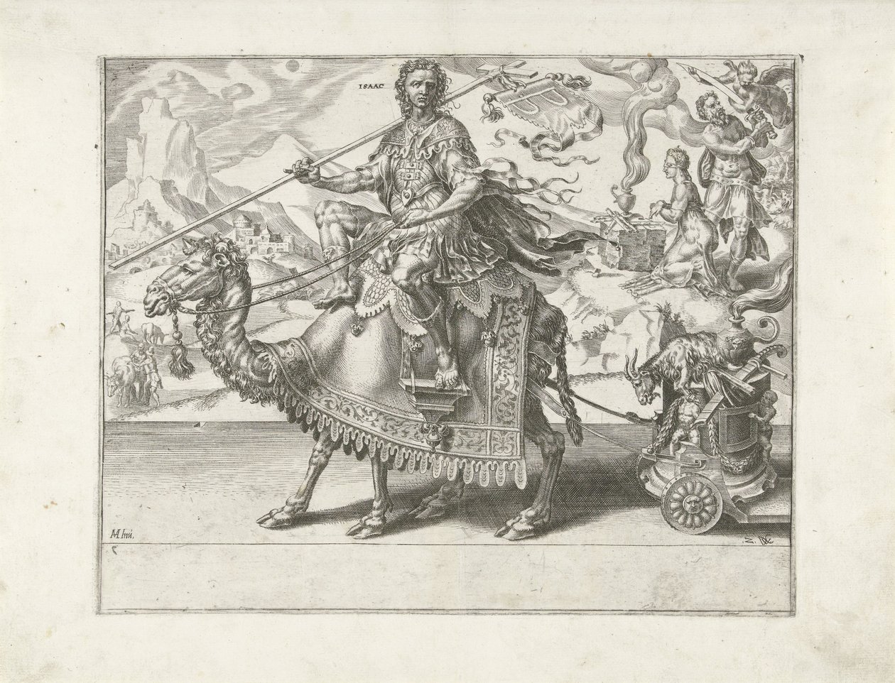 Trionfo di Isacco da Dirck Volckertsz. Coornhert