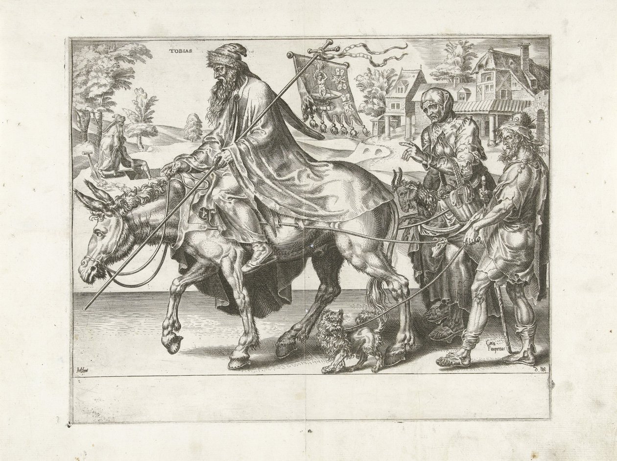 Trionfo di Tobia (Trionfo della pazienza) da Dirck Volckertsz. Coornhert