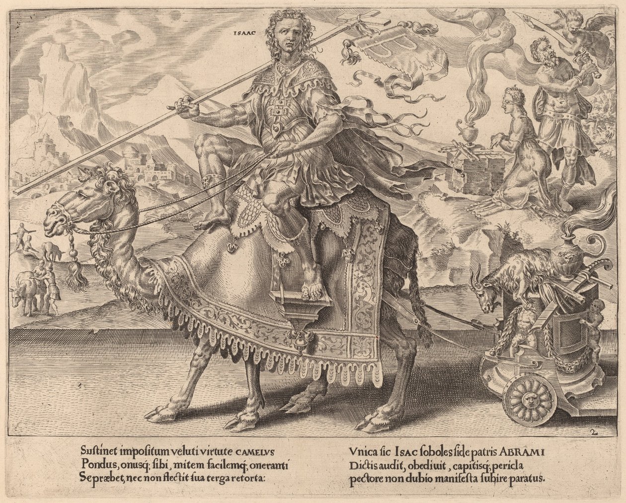 Il Trionfo di Isacco da Dirck Volckertz Coornhert after Maerten van Heemskerck