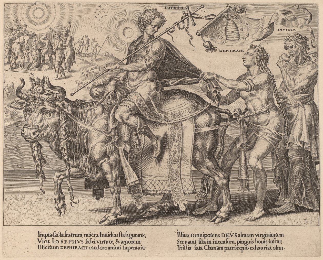 Il trionfo di Giuseppe da Dirck Volckertz Coornhert after Maerten van Heemskerck