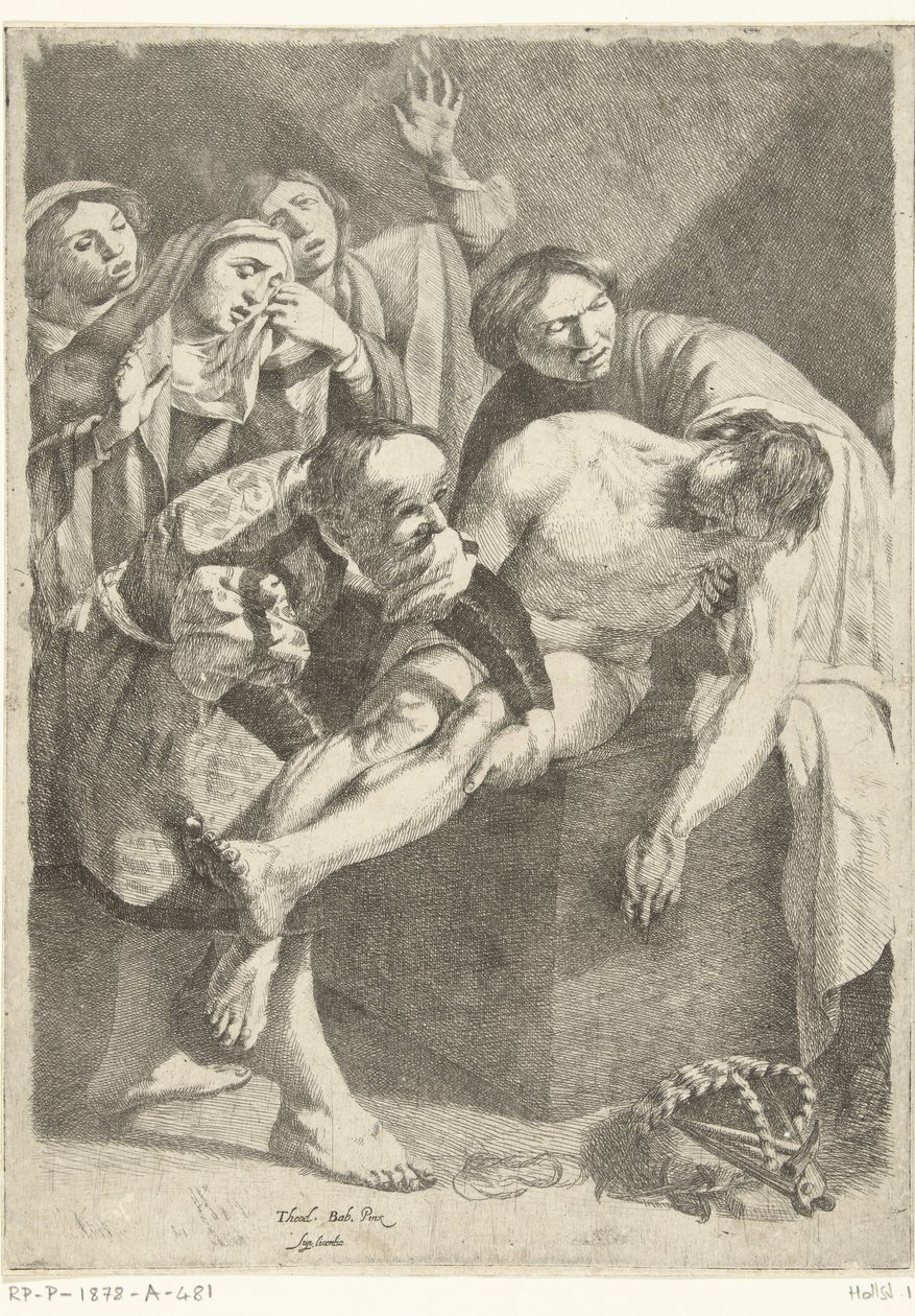 La deposizione di Cristo da Dirck van Baburen (attributed to)