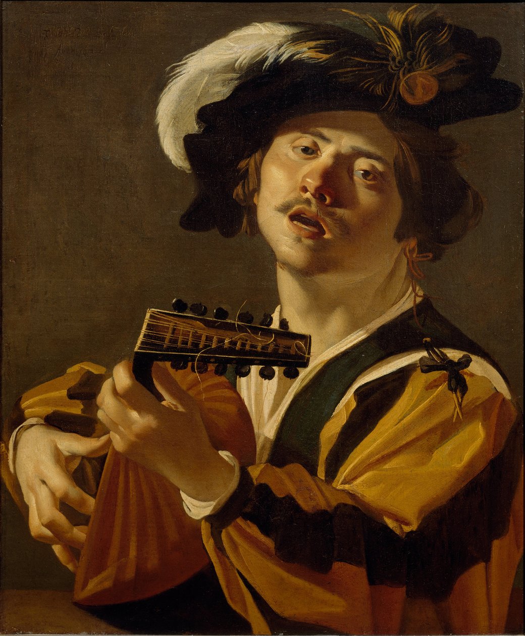 Il suonatore di liuto da Dirck van Baburen