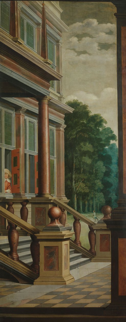Una Sequenza Decorativa in Sette Parti: La Scala Esterna da Dirck van Delen