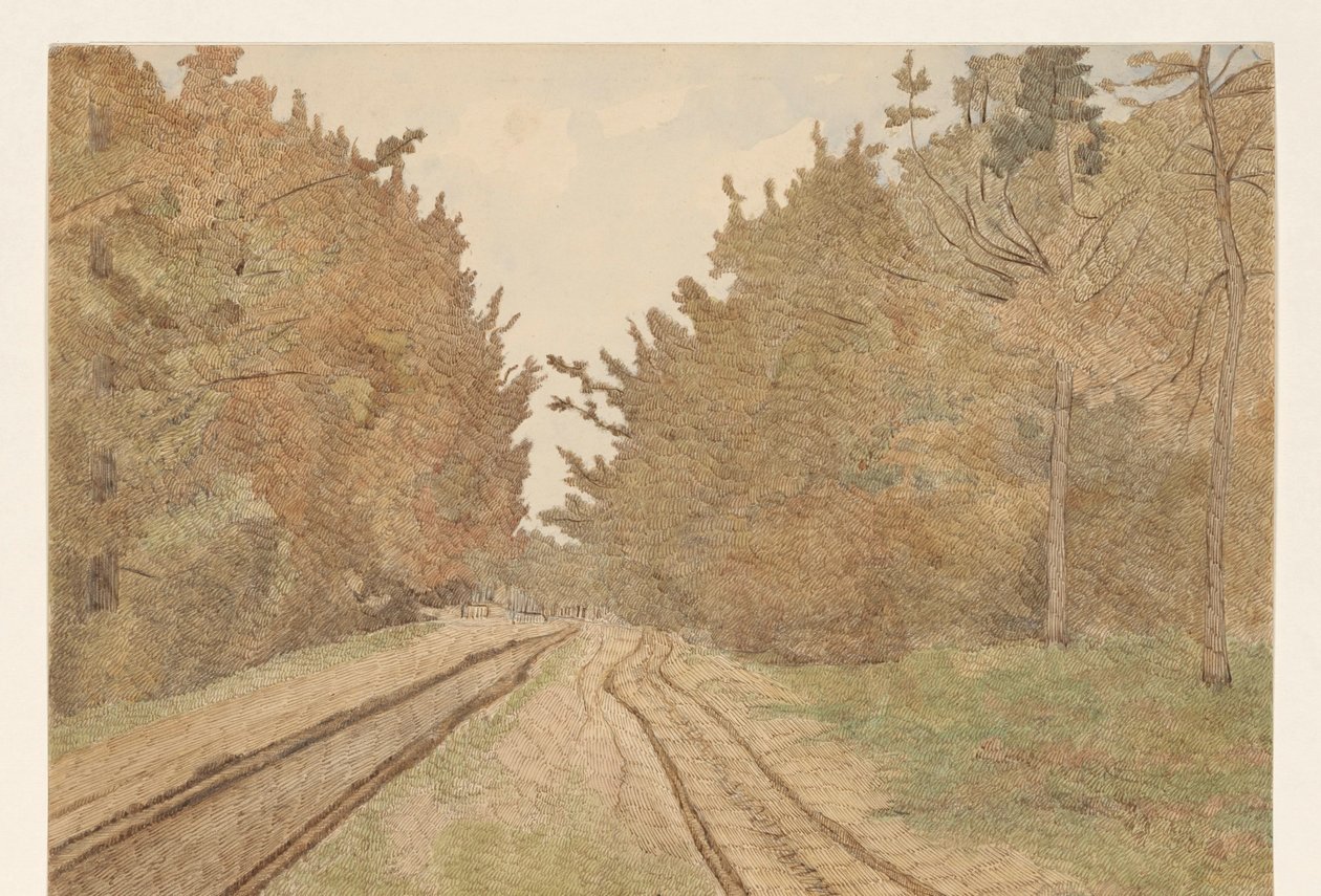 Paesaggio in Drenthe da Dirk Arnoldus Tavenraat