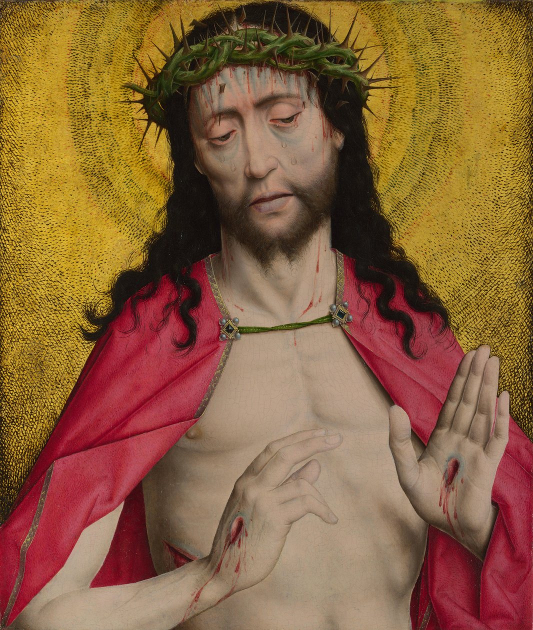 Cristo incoronato di spine, ca 1470 da Dirk Bouts