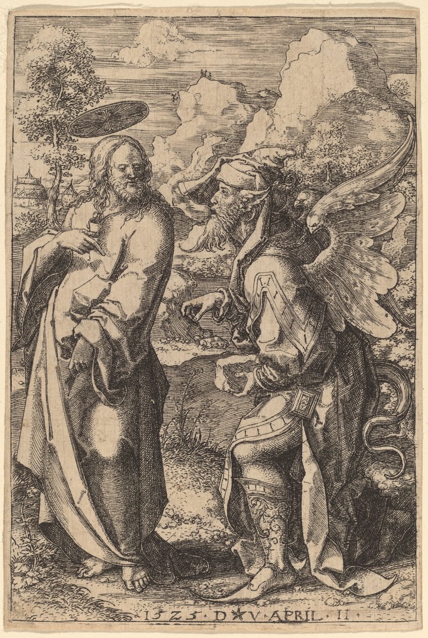 La Tentazione di Cristo da Dirk Jacobsz Vellert