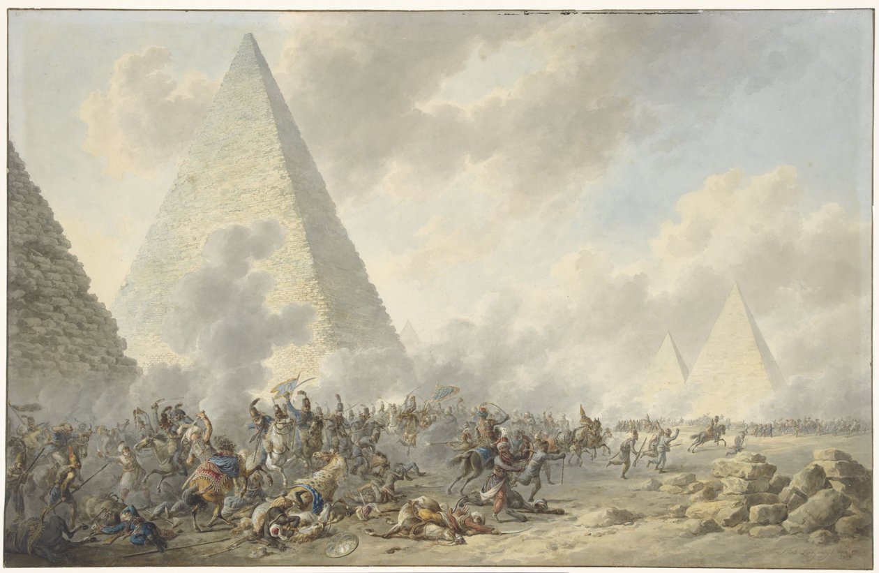 Battaglia delle Piramidi La battaglia delle Piramidi, 21 luglio 1798 da Dirk Langendijk