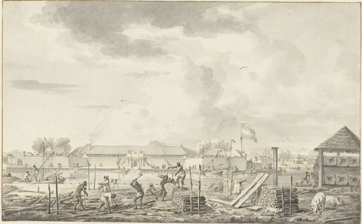 Il Castello a Batavia da Dirk Langendijk
