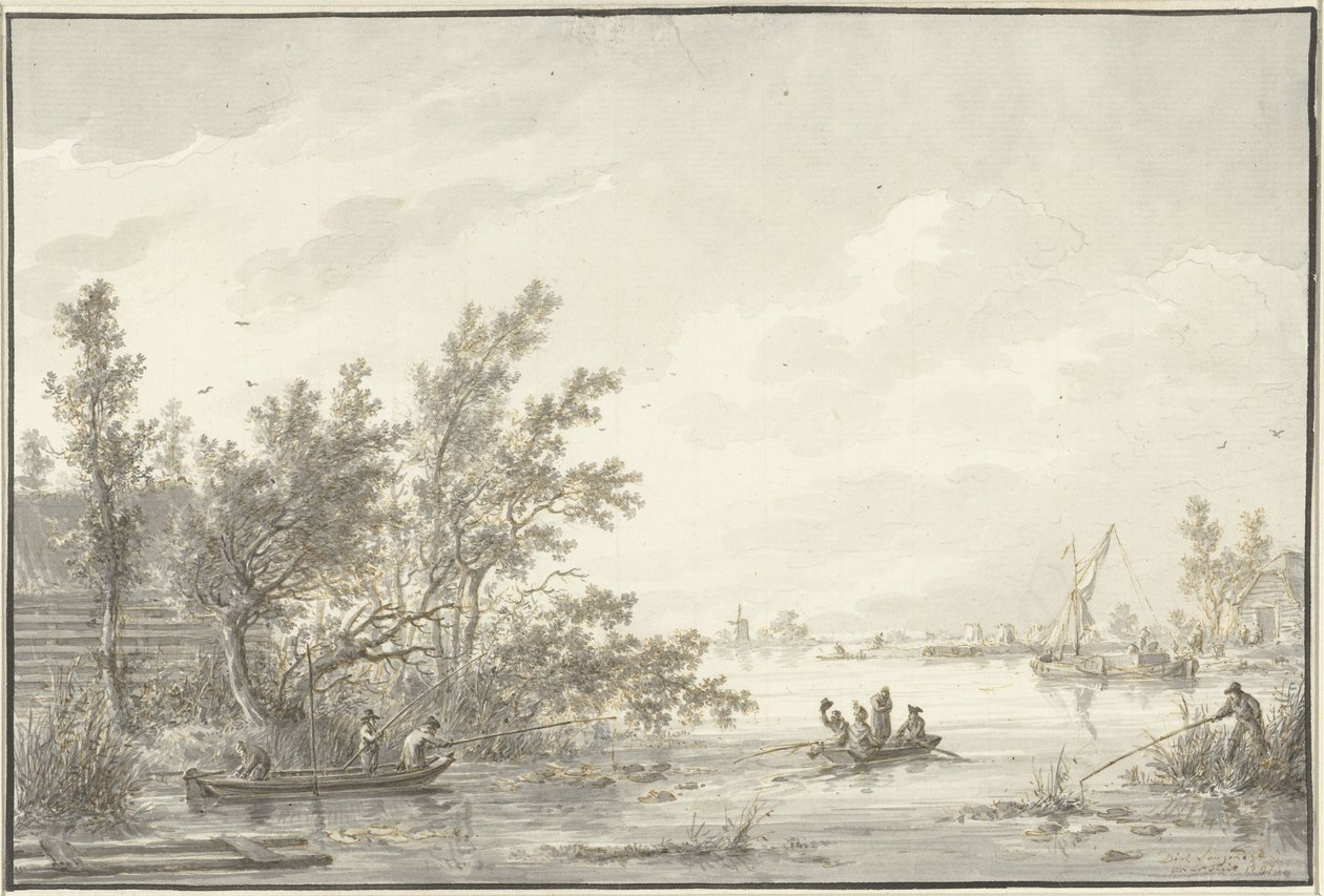 Paesaggio fluviale da Dirk Langendijk