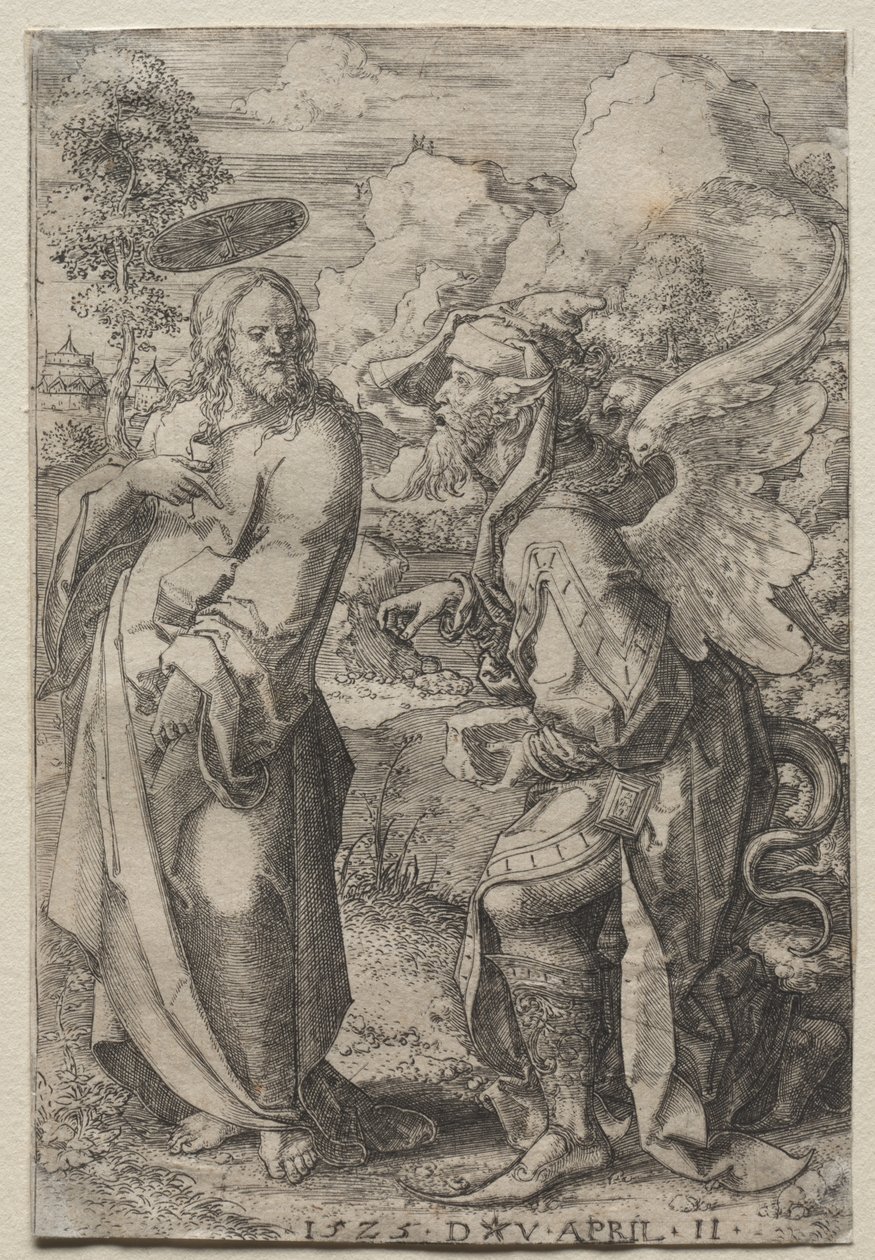 Tentazione di Cristo da Dirk Vellert