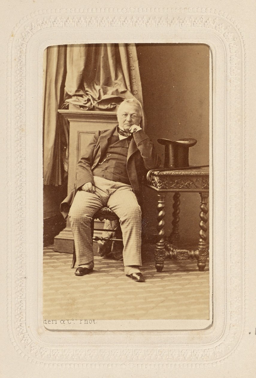 M. [Louis Adolphe] Thiers (1797 - 1877) da Disdéri and Cie.