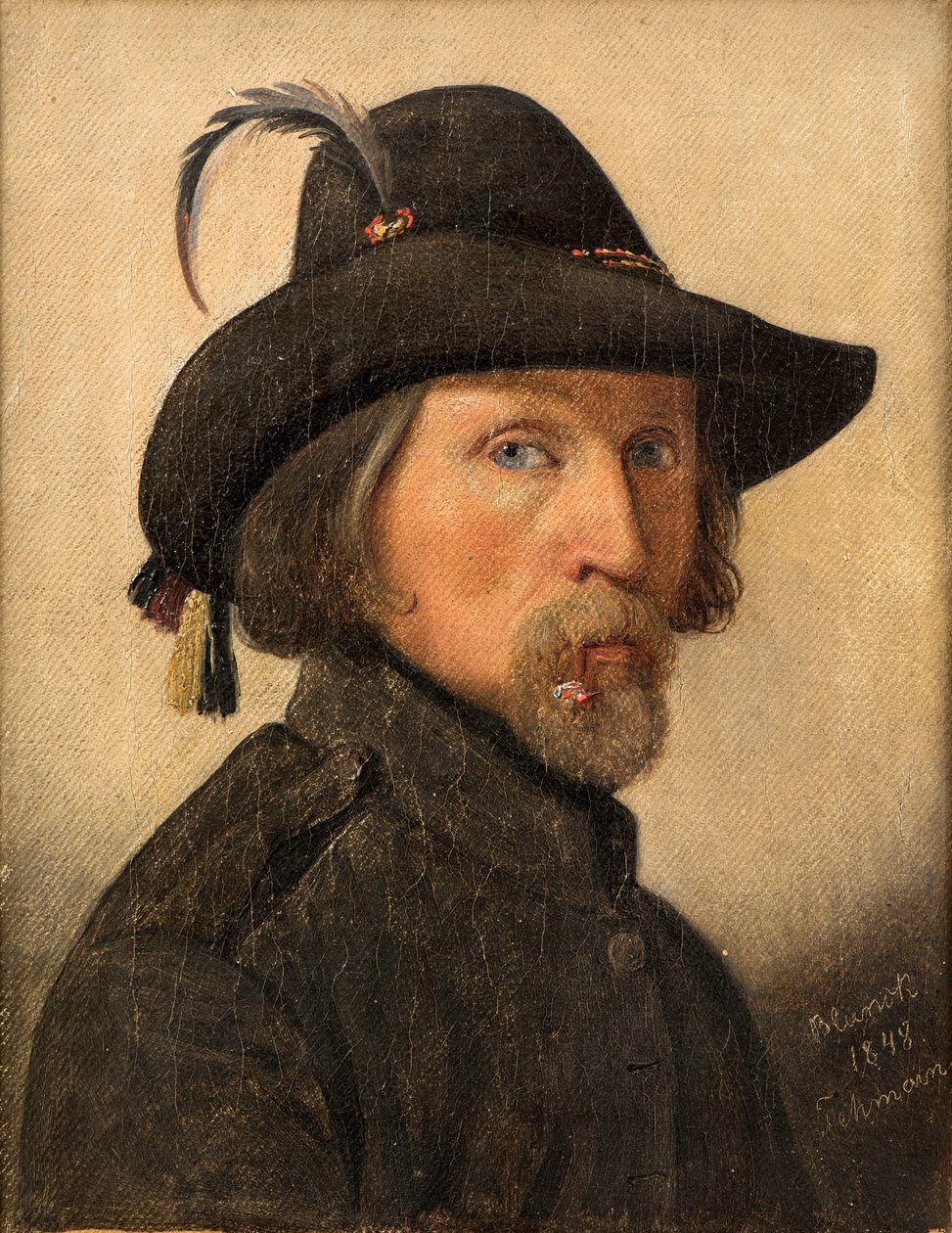 Autoritratto come legionario, 1848 da Ditlev Blunck