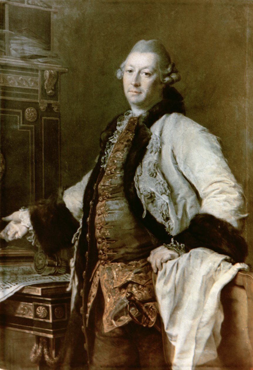 Ritratto di Aleksandr Filippovich Kokorinov, architetto, direttore e primo rettore dell