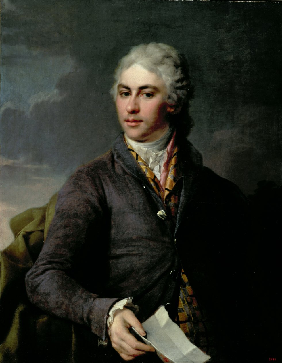 Ritratto di Yakov Ivanovich Bilibin (1779-1854), 1801 da Dmitri Grigorievich Levitsky