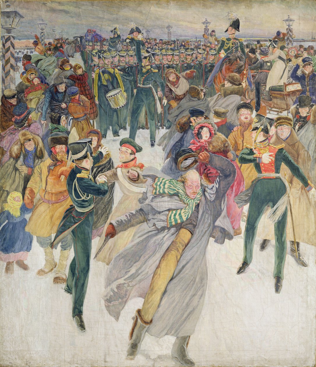 La Rivolta dei Decabristi da Dmitri Nikolayevich Kardovsky